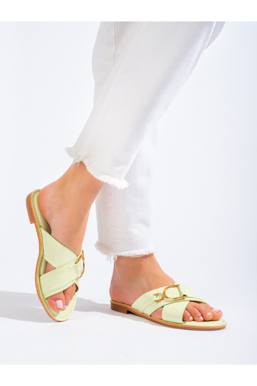 Dámske papuče zelenej farby Shelovet Dámske papuče zelenej farby Shelovet