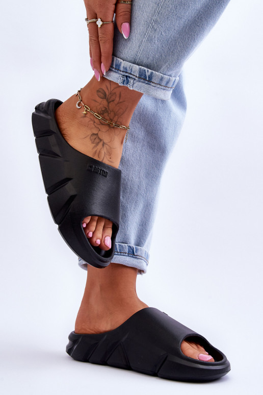 Ľahké papuče Big Star čiernej farby