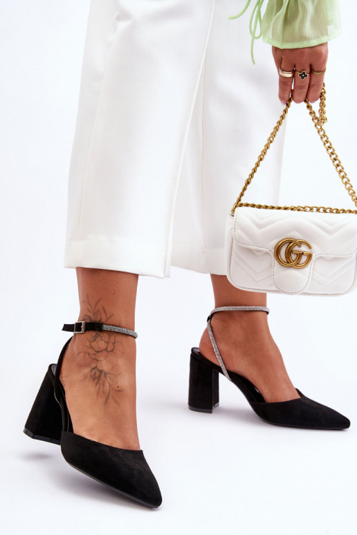 Čierne semišové topánky Lirosa Čierne semišové topánky Lirosa