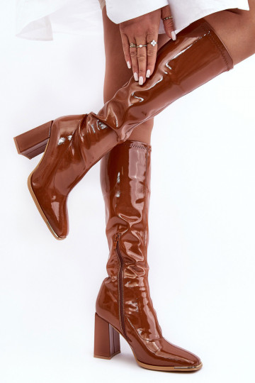 Lakované kožené topánky na... 2