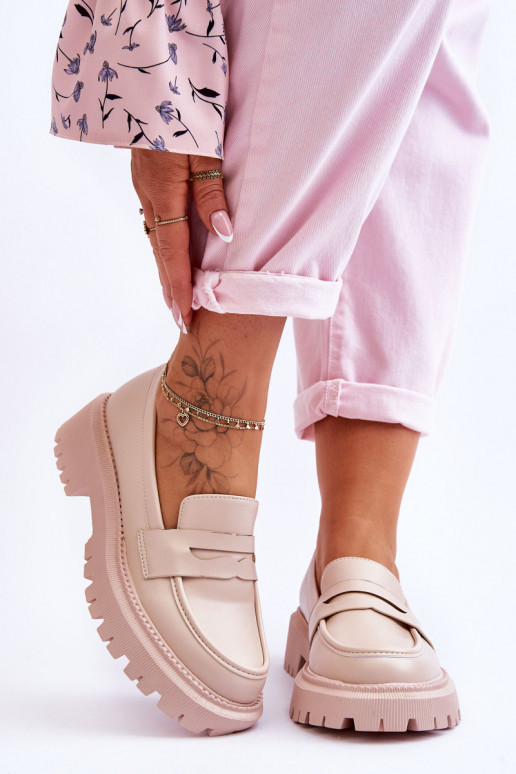 Mokasíny s masívnou platformou v...