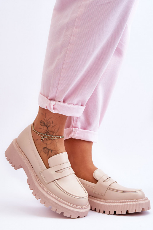 Mokasíny s masívnou platformou v...