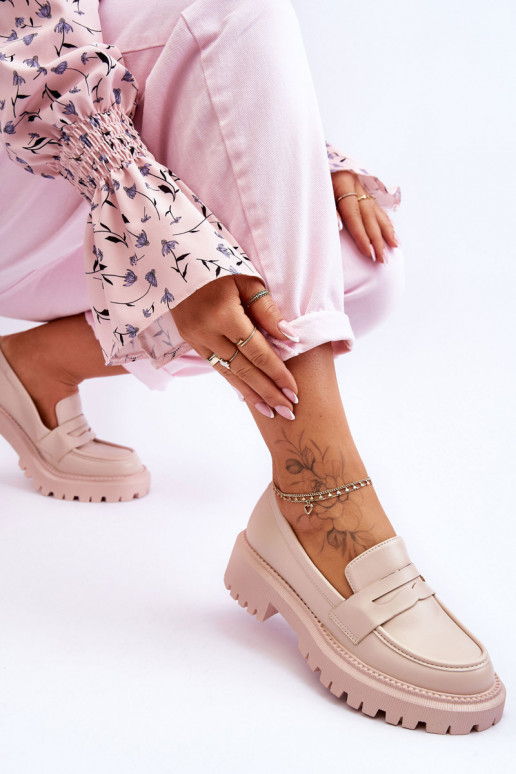 Mokasíny s masívnou platformou v...