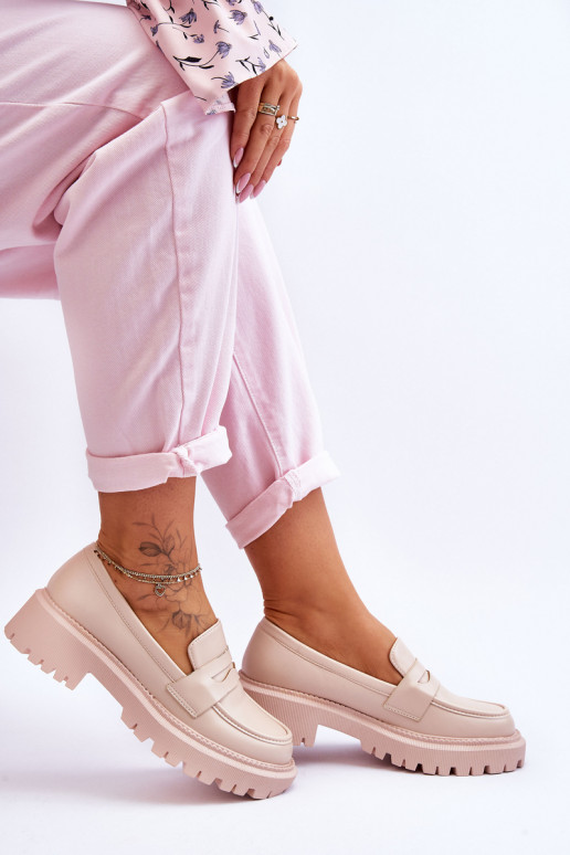 Mokasíny s masívnou platformou v...