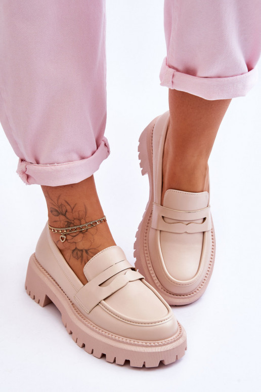 Mokasíny s masívnou platformou v...