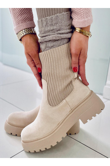 Elastické čižmy WINTERS BEIGE 2
