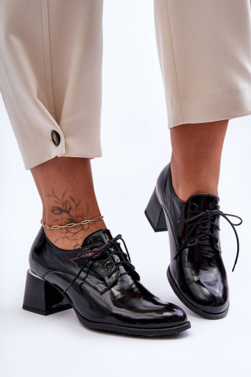 Lakované členkové čižmy na...