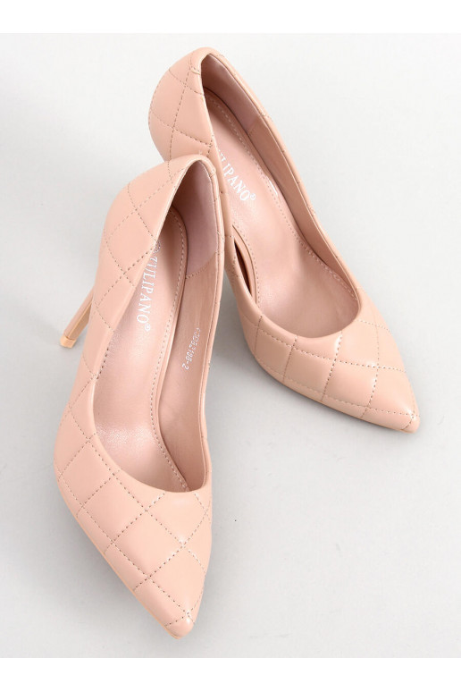 Topánky na tenkom podpätku RAQUEL NUDE