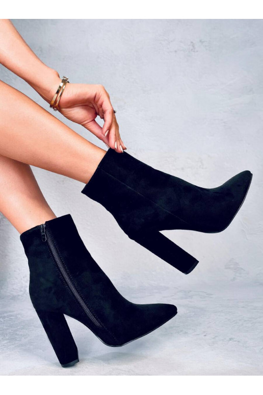 Topánky na podpätku RIVERS BLACK Topánky na podpätku RIVERS BLACK