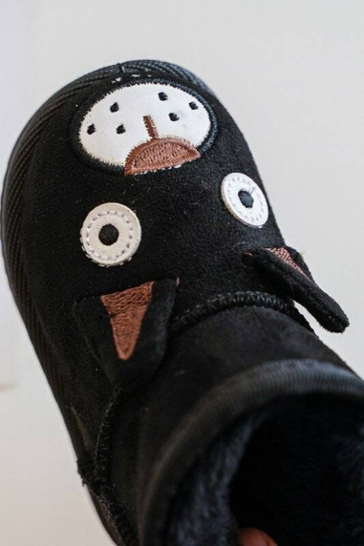 Teplé detské zimné čižmy v čiernej... Teplé detské zimné čižmy v čiernej...