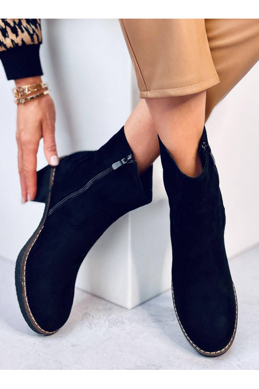 Topánky s gumovým podpätkom čiernej...