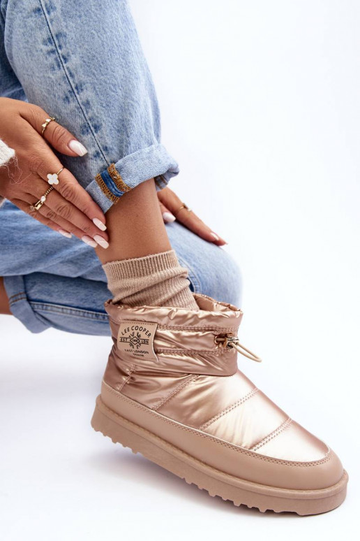 Teplé snehule Lee Cooper béžové Teplé snehule Lee Cooper béžové