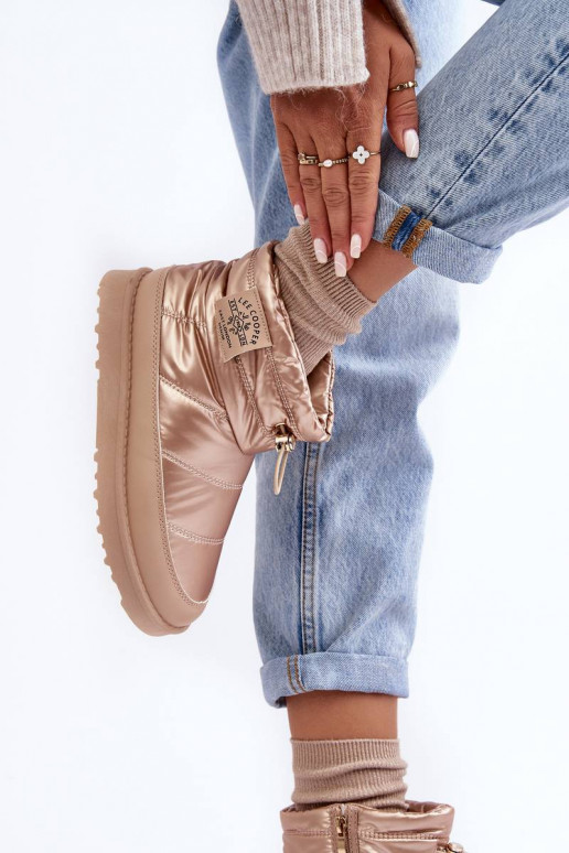 Teplé snehule Lee Cooper béžové Teplé snehule Lee Cooper béžové