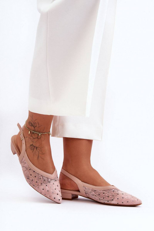 Balerínky s bodkami v ružovej farbe... Balerínky s bodkami v ružovej farbe...