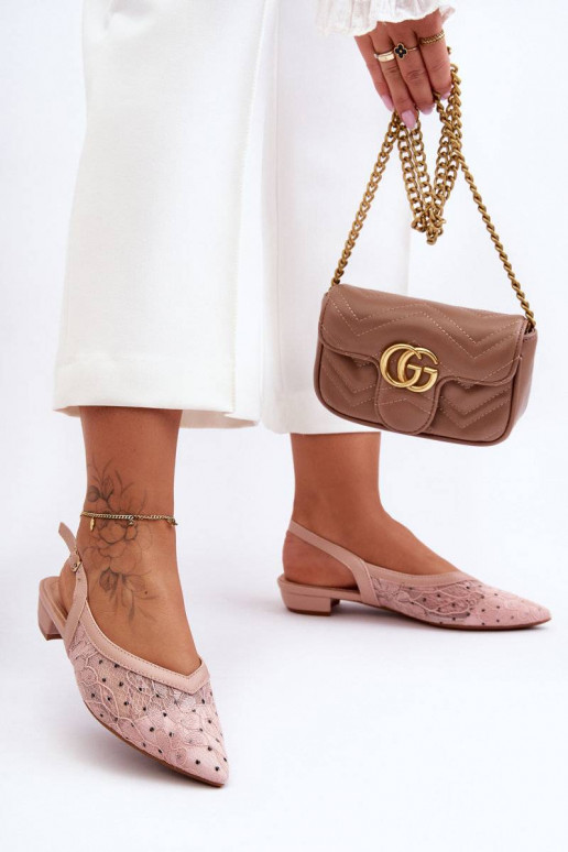 Balerínky s bodkami v ružovej farbe... Balerínky s bodkami v ružovej farbe...