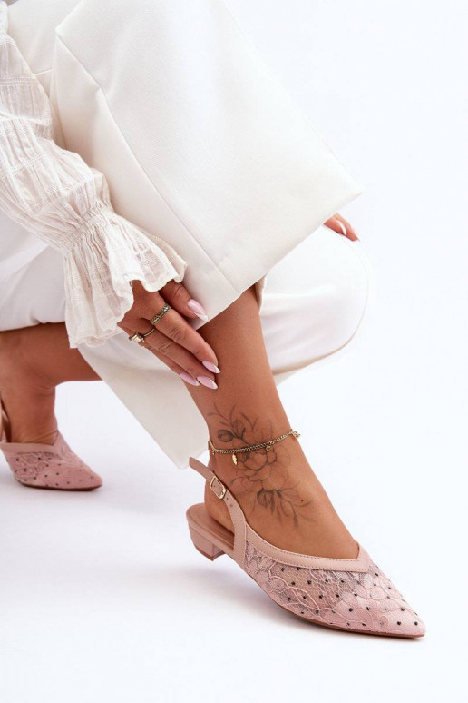 Balerínky s bodkami v ružovej farbe... Balerínky s bodkami v ružovej farbe...