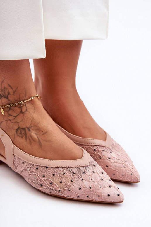 Balerínky s bodkami v ružovej farbe... Balerínky s bodkami v ružovej farbe...