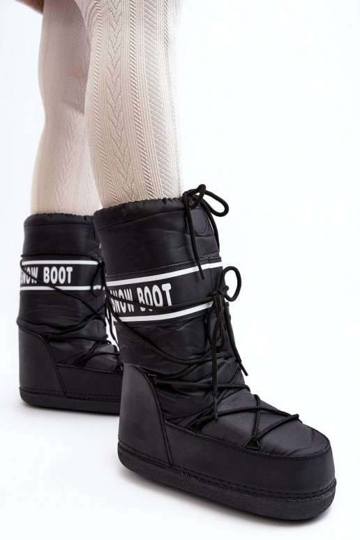 Snehule v čiernej farbe Venila