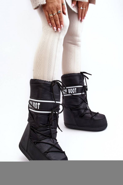 Snehule v čiernej farbe Venila