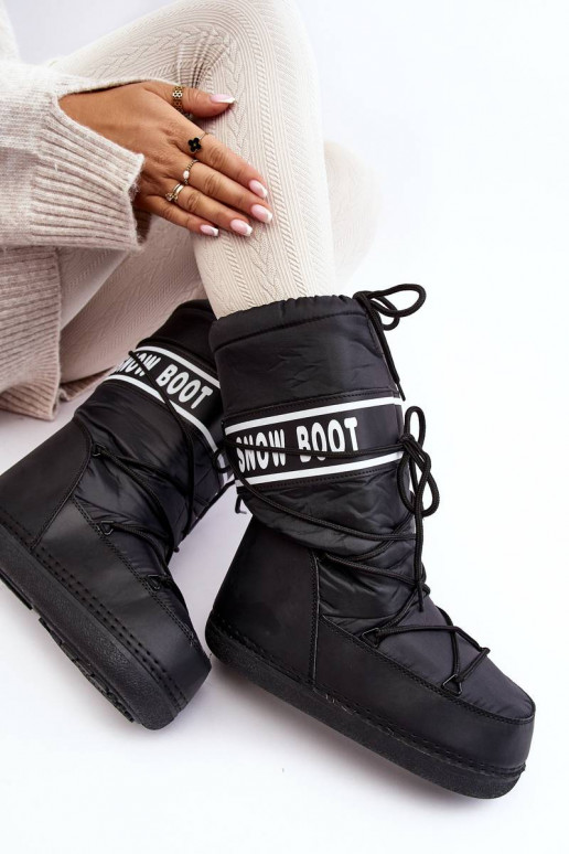 Snehule v čiernej farbe Venila