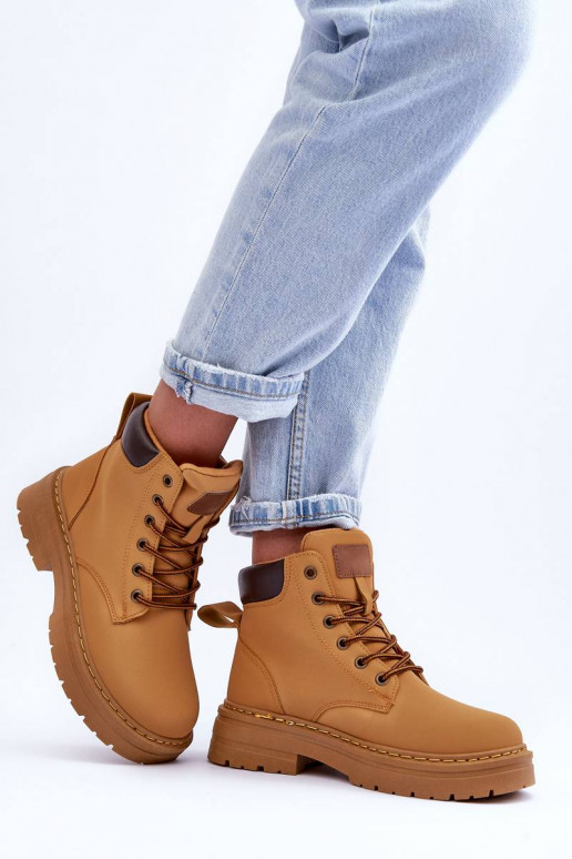 Vyhrievané čižmy hnedej farby Corbin