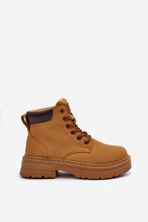 Vyhrievané čižmy hnedej farby Corbin