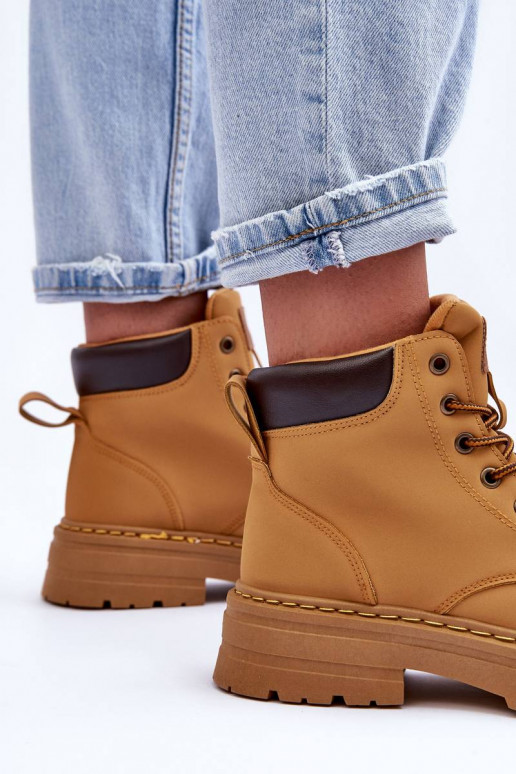 Vyhrievané čižmy hnedej farby Corbin