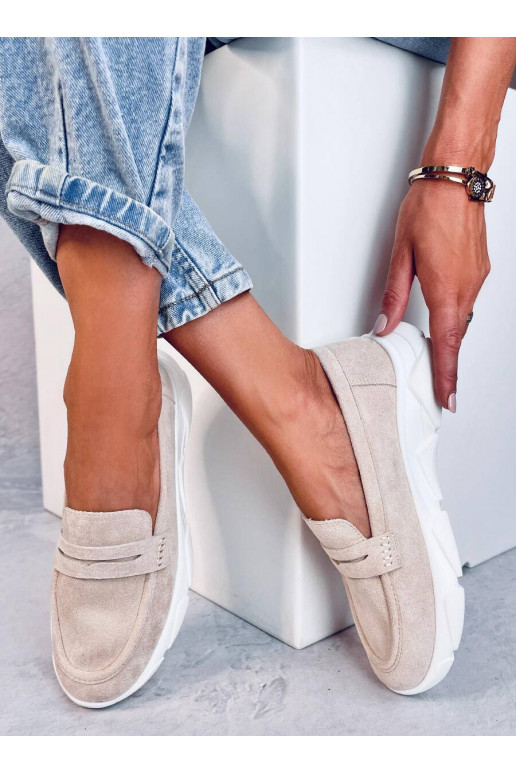 Mokasíny s mäkkou podrážkou HICKS BEIGE