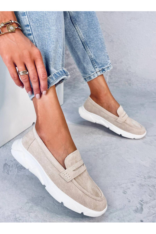 Mokasíny s mäkkou podrážkou HICKS BEIGE