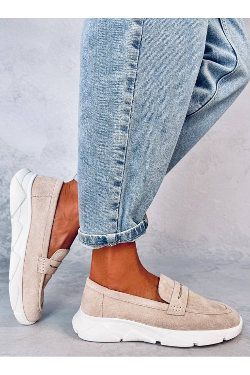 Mokasíny s mäkkou podrážkou HICKS BEIGE