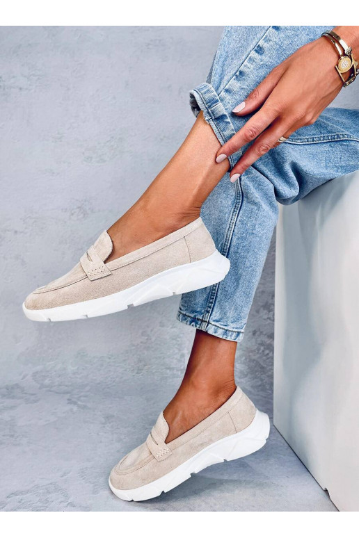 Mokasíny s mäkkou podrážkou HICKS BEIGE