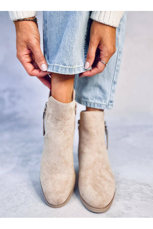 Čižmy béžové LEINES BEIGE