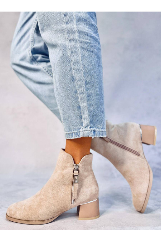 Čižmy béžové LEINES BEIGE