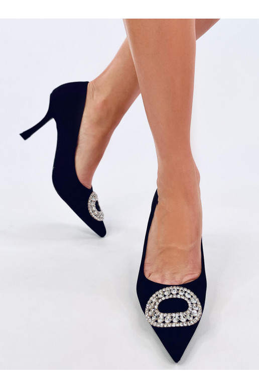 Topánky na vysokom opätku APRIATIS BLACK