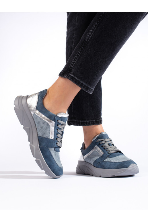 Modré športové topánky