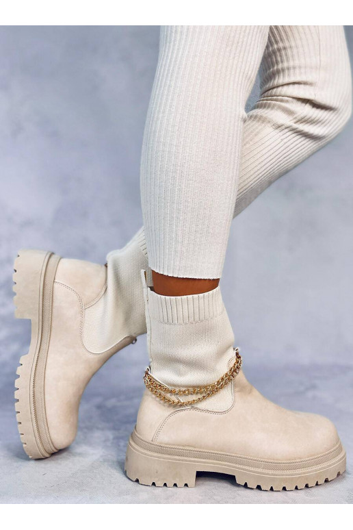 Béžový elastický zvršok JESSE BEIGE Béžový elastický zvršok JESSE BEIGE