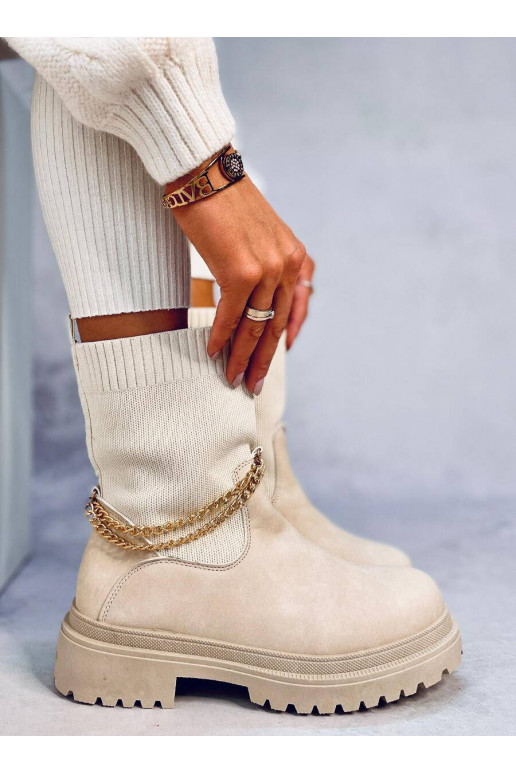 Béžový elastický zvršok JESSE BEIGE Béžový elastický zvršok JESSE BEIGE