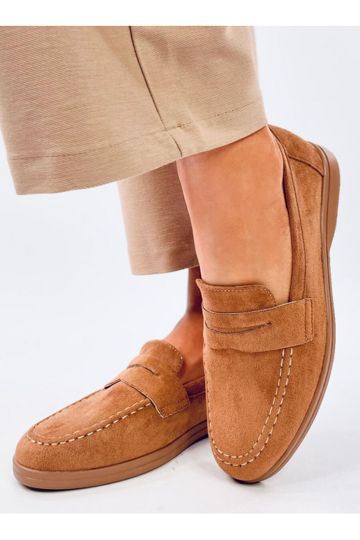 Dámske mokasíny FOREST khaki farby