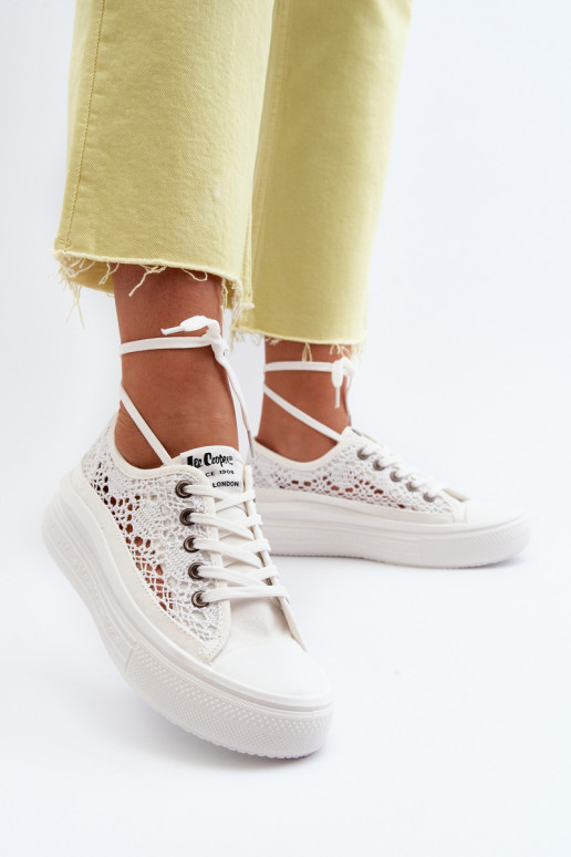 Voľnočasová obuv s čipkovanými...