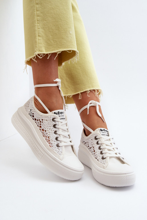 Voľnočasová obuv s čipkovanými...