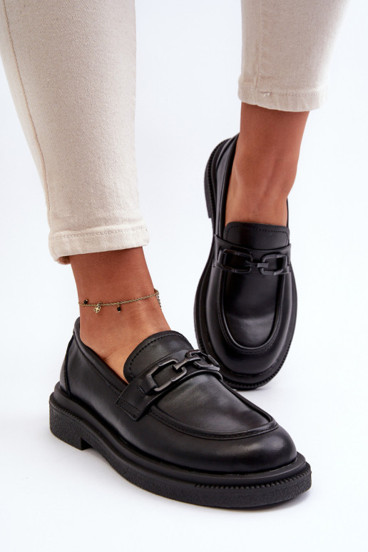 Dámske mokasíny v čiernej farbe Keelana Dámske mokasíny v čiernej farbe Keelana