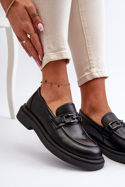 Dámske mokasíny v čiernej farbe Keelana Dámske mokasíny v čiernej farbe Keelana