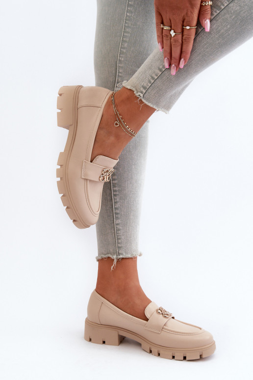 Dámske mokasíny elegantného štýlu so... Dámske mokasíny elegantného štýlu so...