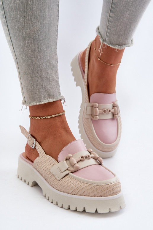 Dámske sandále na širokých podpätkoch...