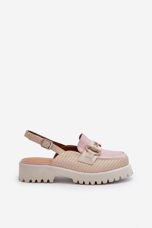 Dámske sandále na širokých podpätkoch...