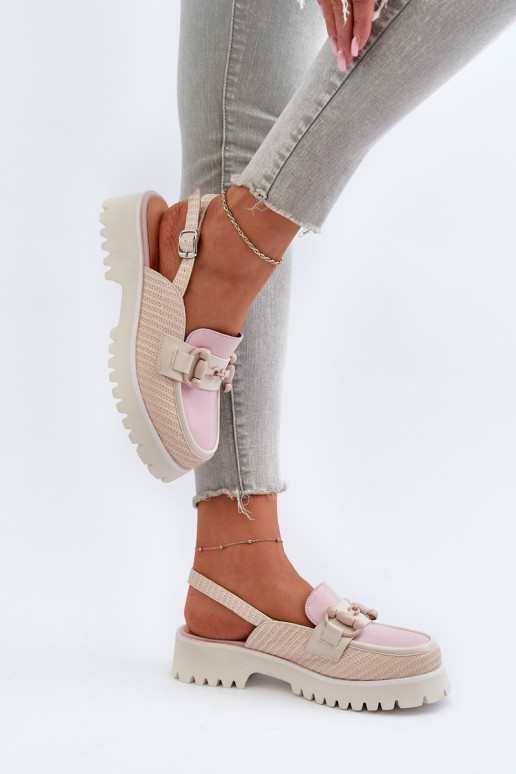 Dámske sandále na širokých podpätkoch...