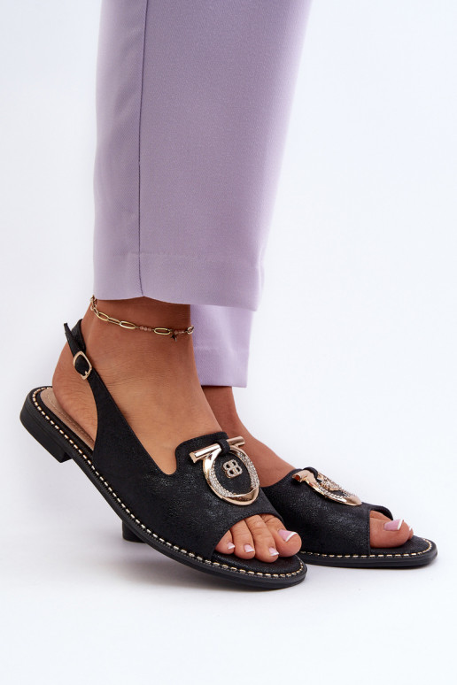 Dámske sandále elegantného štýlu so... Dámske sandále elegantného štýlu so...