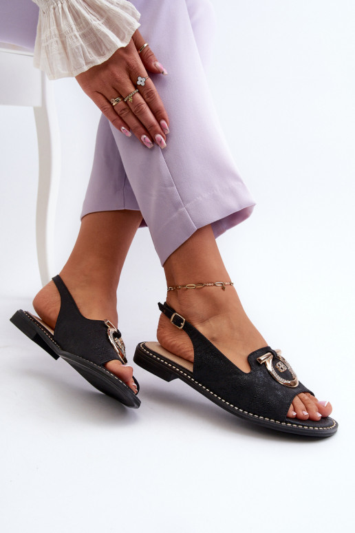 Dámske sandále elegantného štýlu so... Dámske sandále elegantného štýlu so...