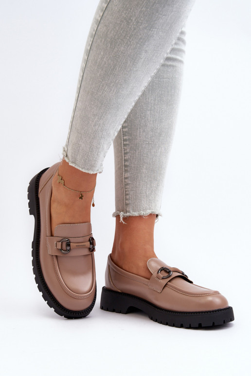 Mokasíny béžové Ledda Mokasíny béžové Ledda