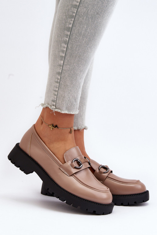 Mokasíny béžové Ledda Mokasíny béžové Ledda